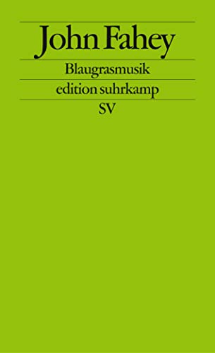 Blaugrasmusik: Erzählungen aus den Vorstädten (edition suhrkamp) von Suhrkamp Verlag